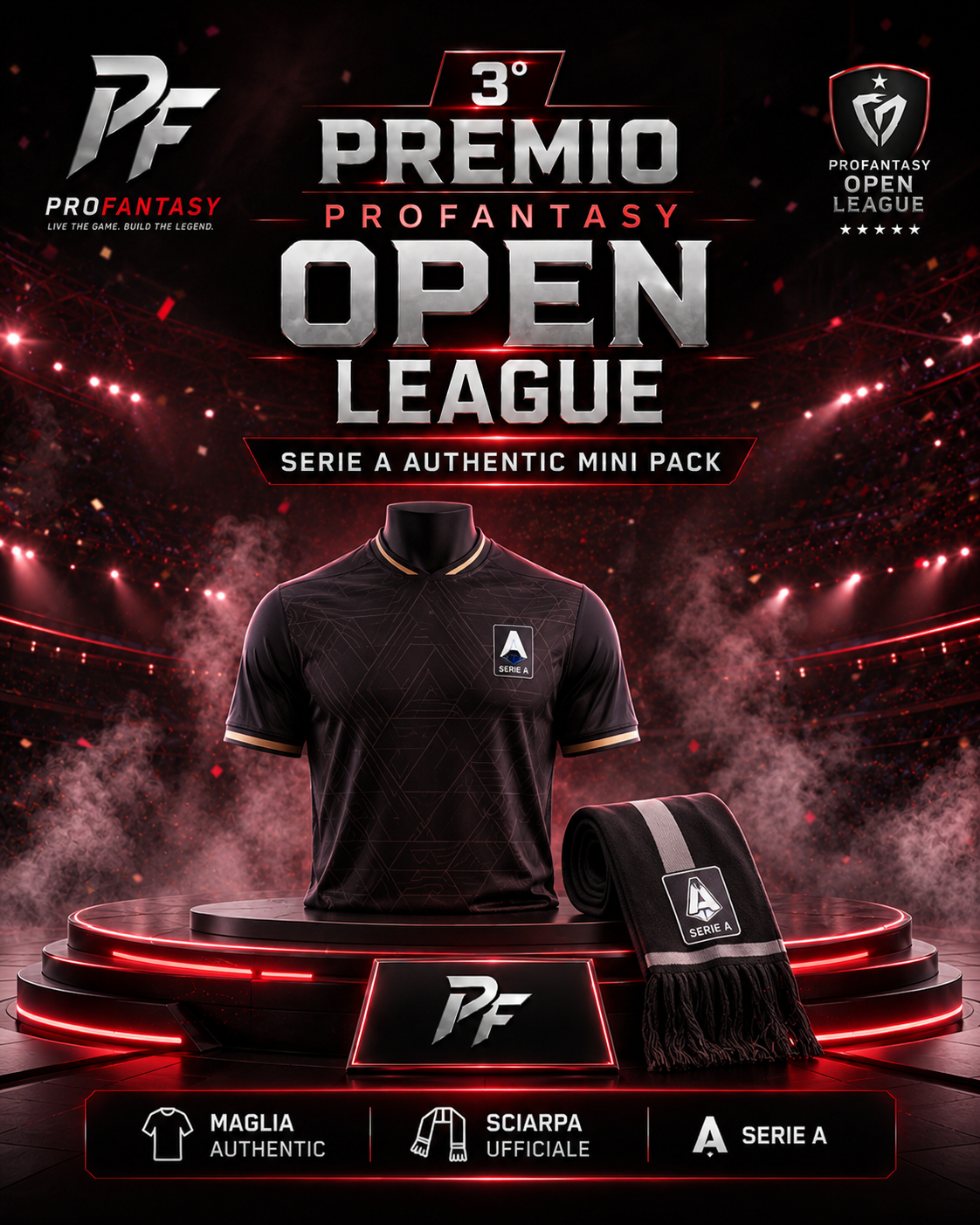 Serie A Authentic Mini Pack, terzo premio Open